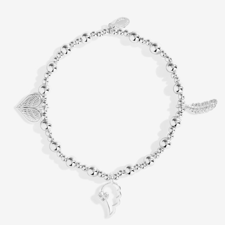 Life's A Charm 'Always Remembered' Bracelet In Silver Plating