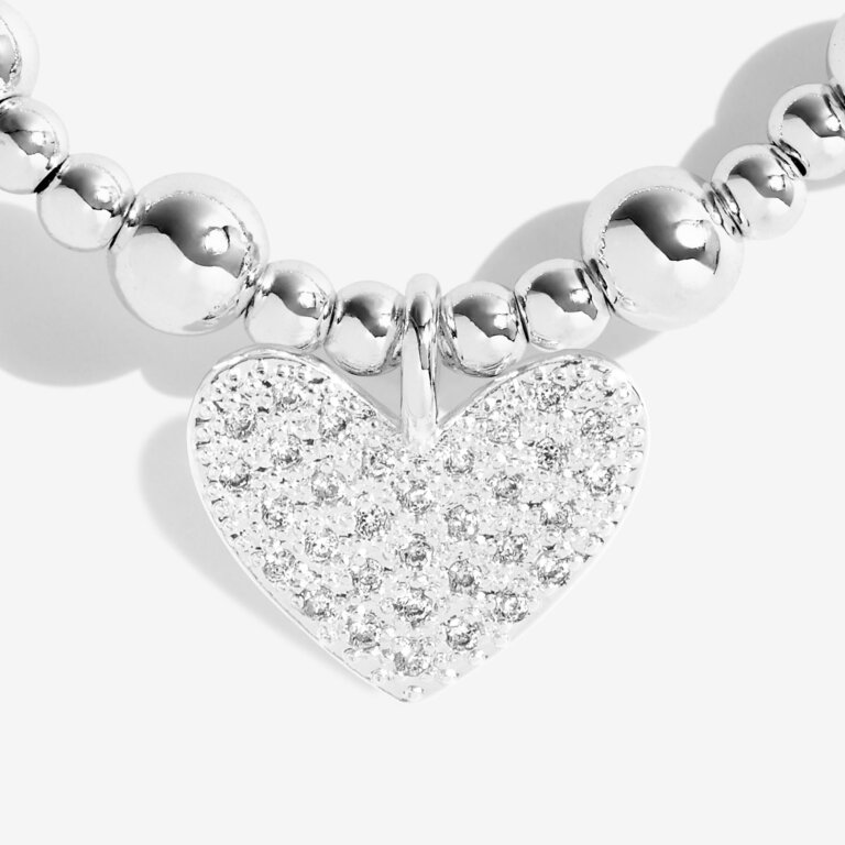 Life's A Charm 'From The Heart' Bracelet In Silver Plating