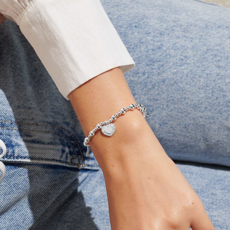 Life's A Charm 'Super Sister' Bracelet In Silver Plating