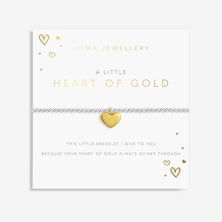 Children's A Little 'Heart Of Gold' Bracelet