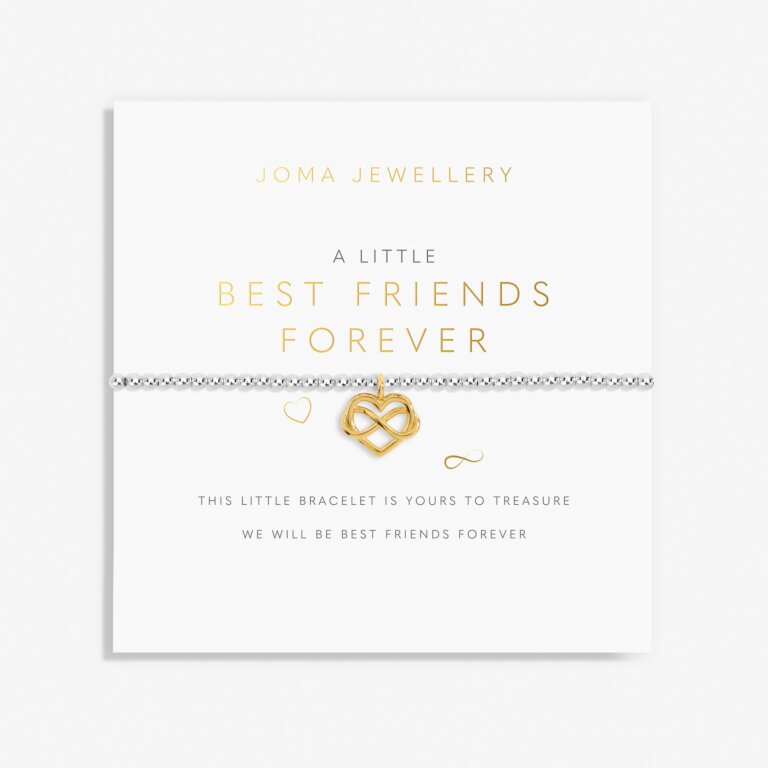 Children's A Little 'Best Friend Forever' Bracelet in Silver Plating And Gold Plating