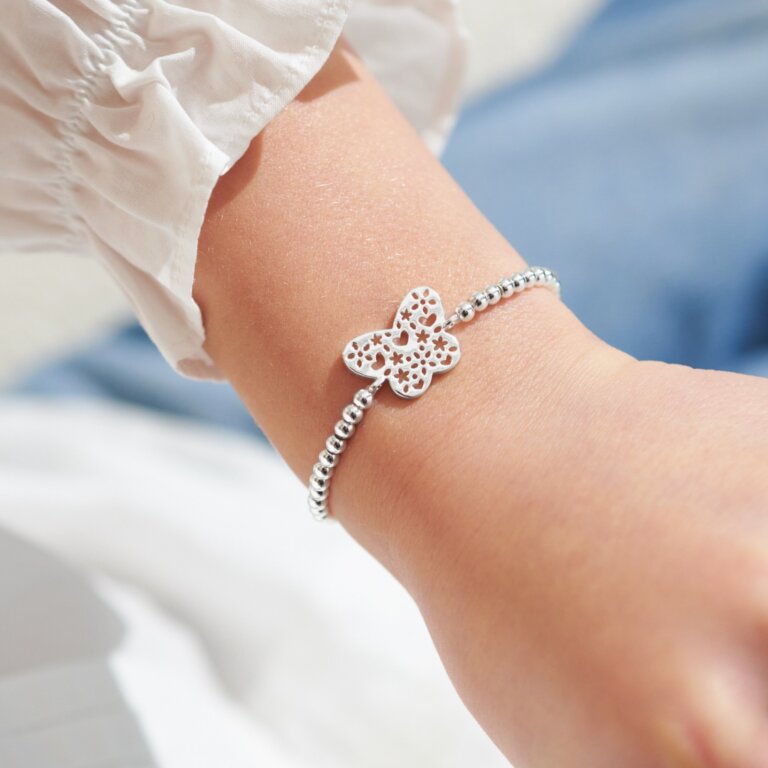 Children's A Little 'Free Spirit' Bracelet in Silver Plating And Rose Gold Plating