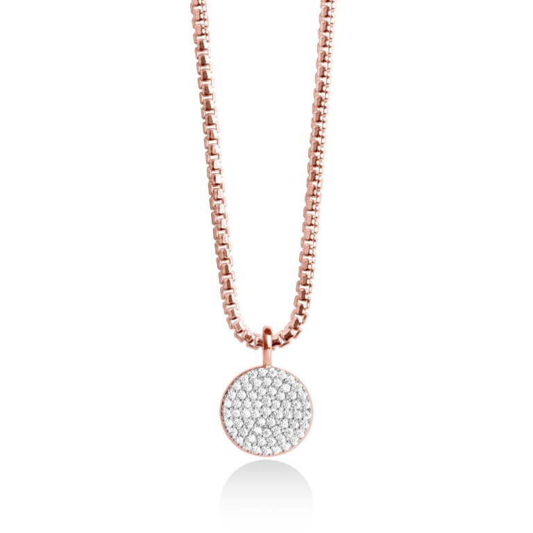 The Core Circle Necklace Rose Gold