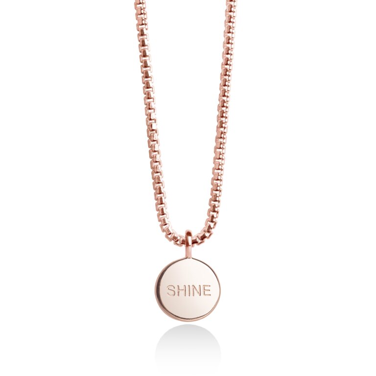 The Core Circle Necklace Rose Gold