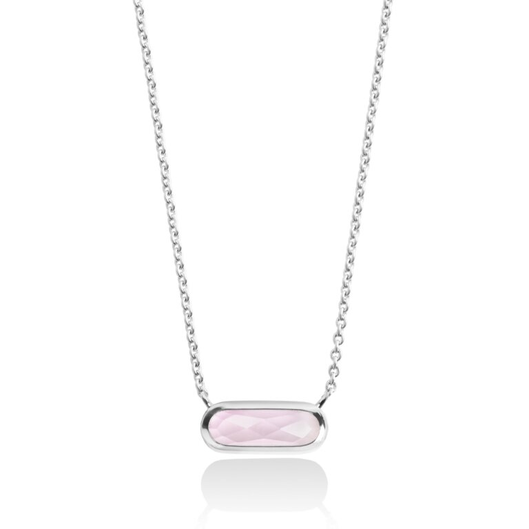 The Rare Pink Necklace Silver