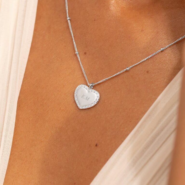Sterling Silver 'I Love You' Necklace