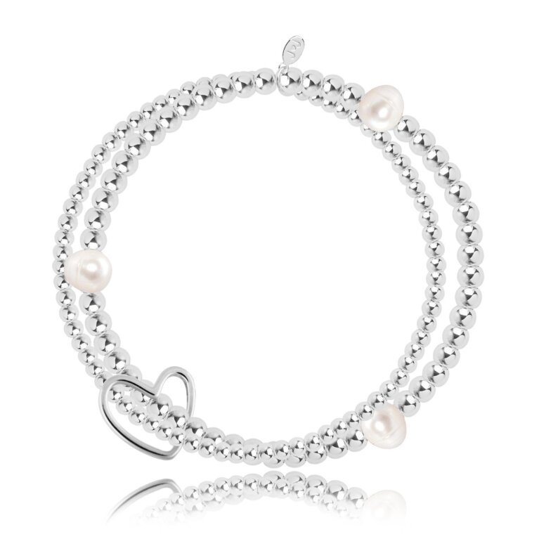 Lila Bracelet In White Pearl