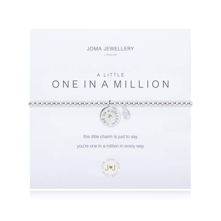 A Little 'One In A Million' Engraved Bracelet