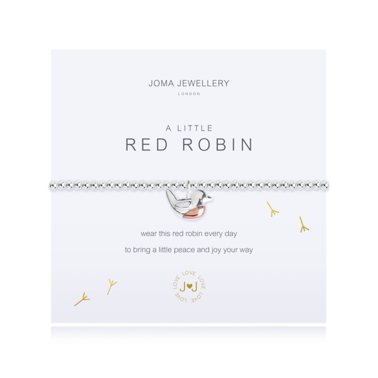 A Little Red Robin Bracelet