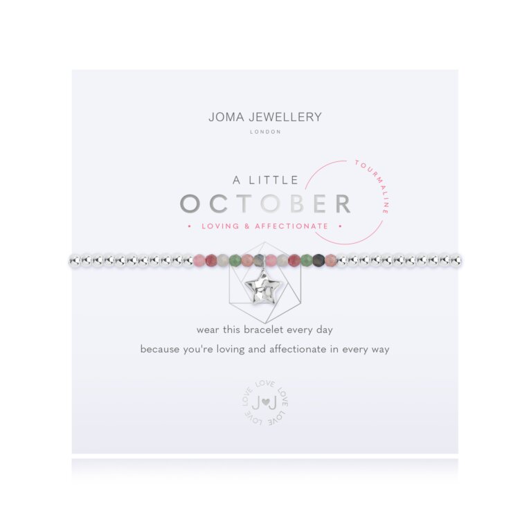 'October' A Little Birthstone Bracelet
