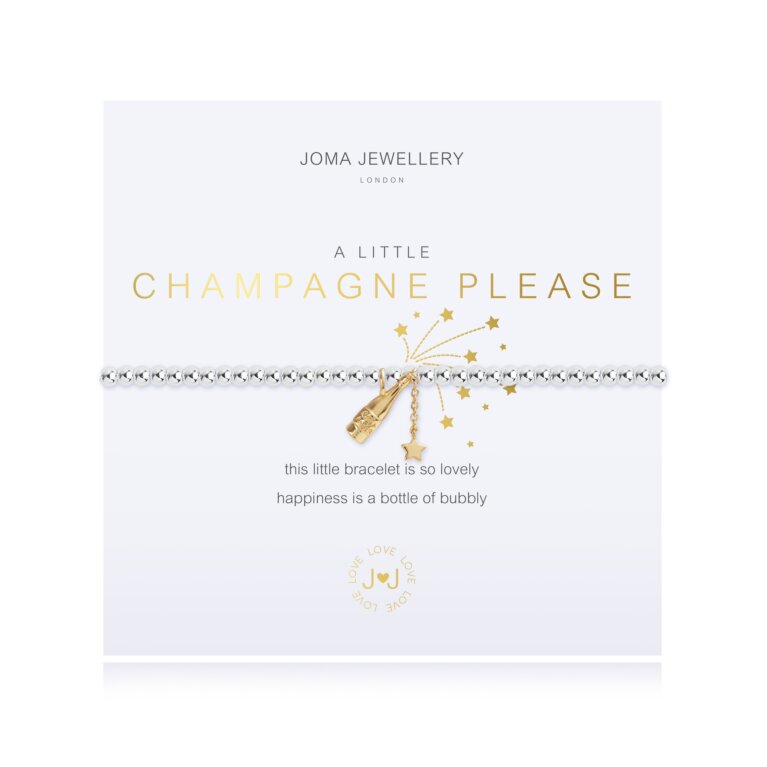 A Little 'Champagne Please' Bracelet