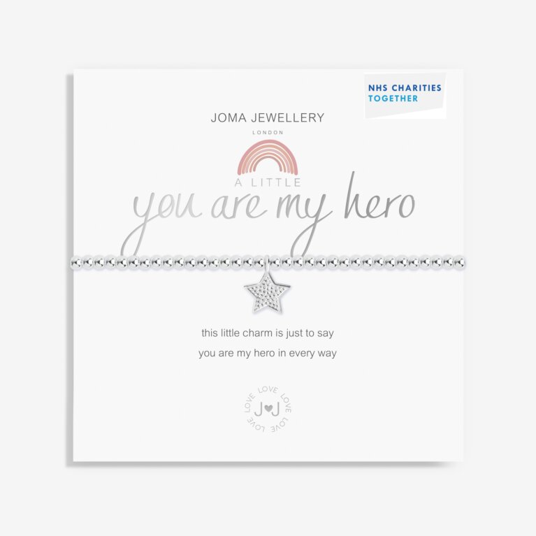 A Little You Are My Hero NHS Bracelet