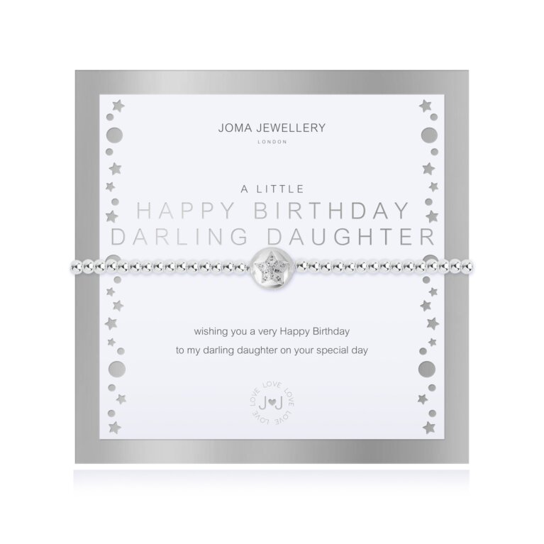 A Little 'Happy Birthday Darling Daughter' Bracelet