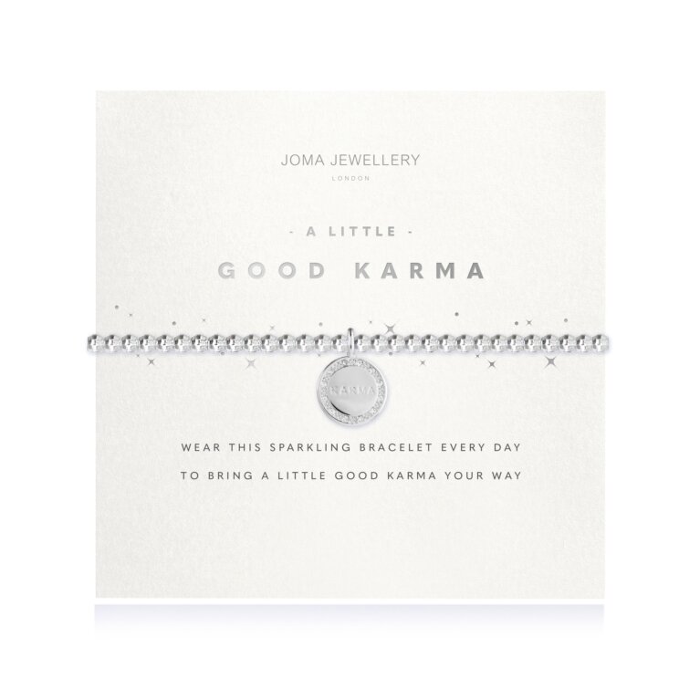 A Little 'Good Karma' Faceted Bracelet