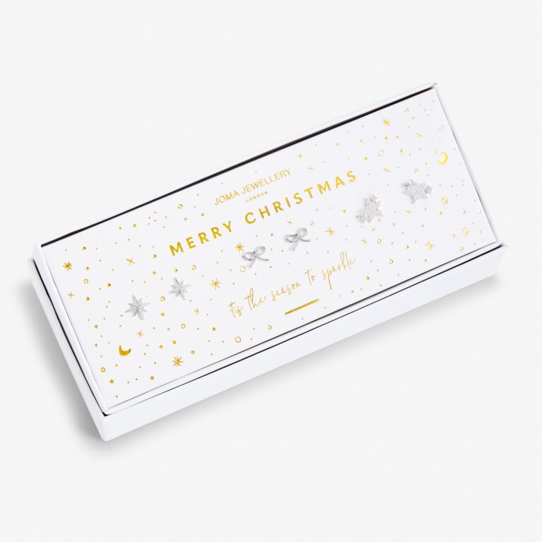 Christmas Occasion Earring Box 'Merry Christmas'