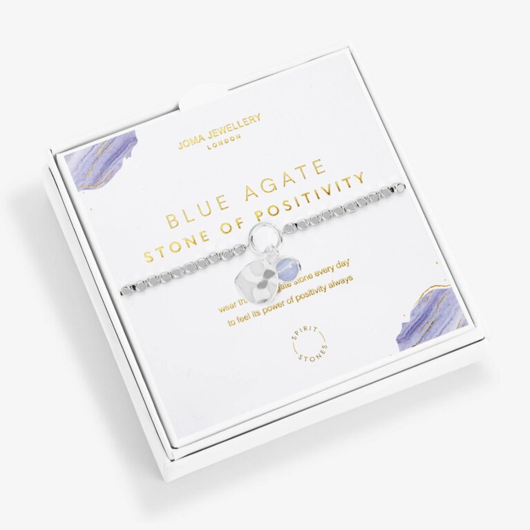 Spirit Stones Blue Agate Bracelet