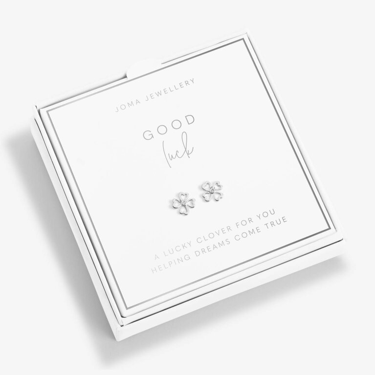 Beautifully Boxed A Little 'Good Luck' Earrings