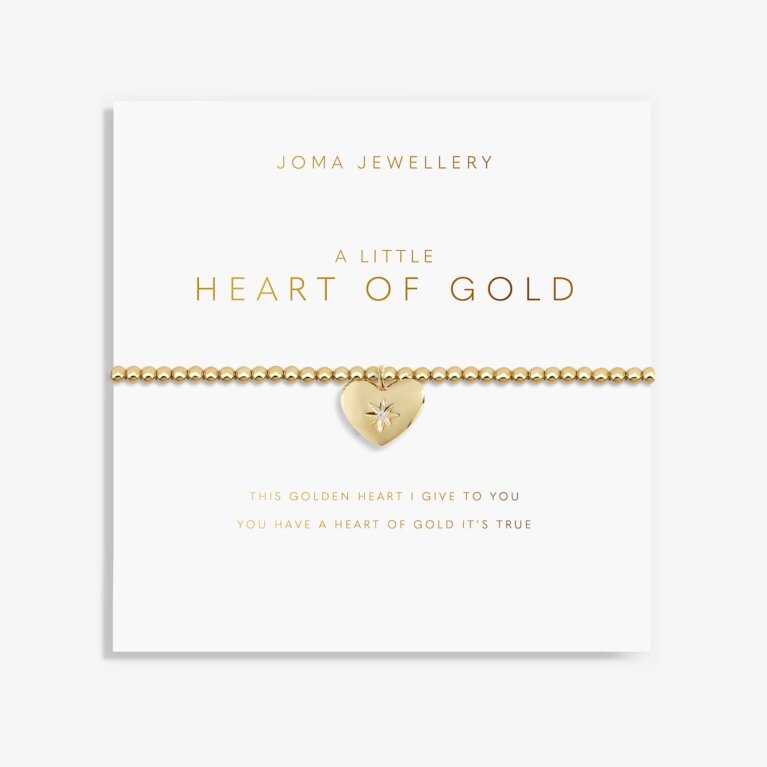 Golden Glow A Little 'Heart Of Gold' Bracelet