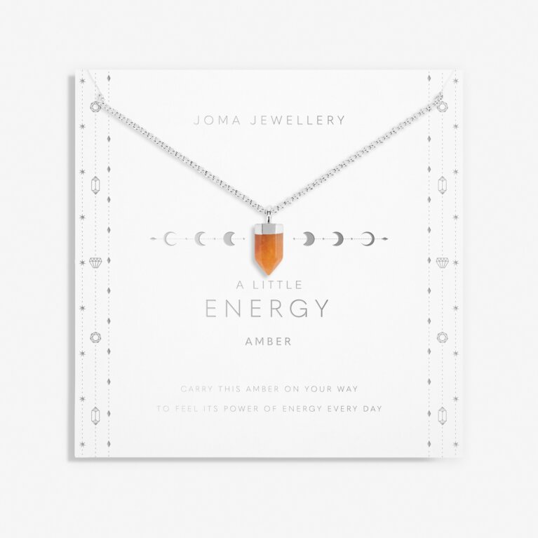 Affirmation Crystal A Little 'Energy' Necklace