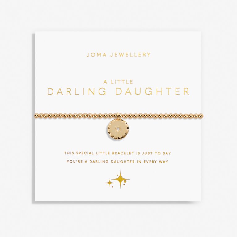 Gold A Little 'Darling Daughter' Bracelet