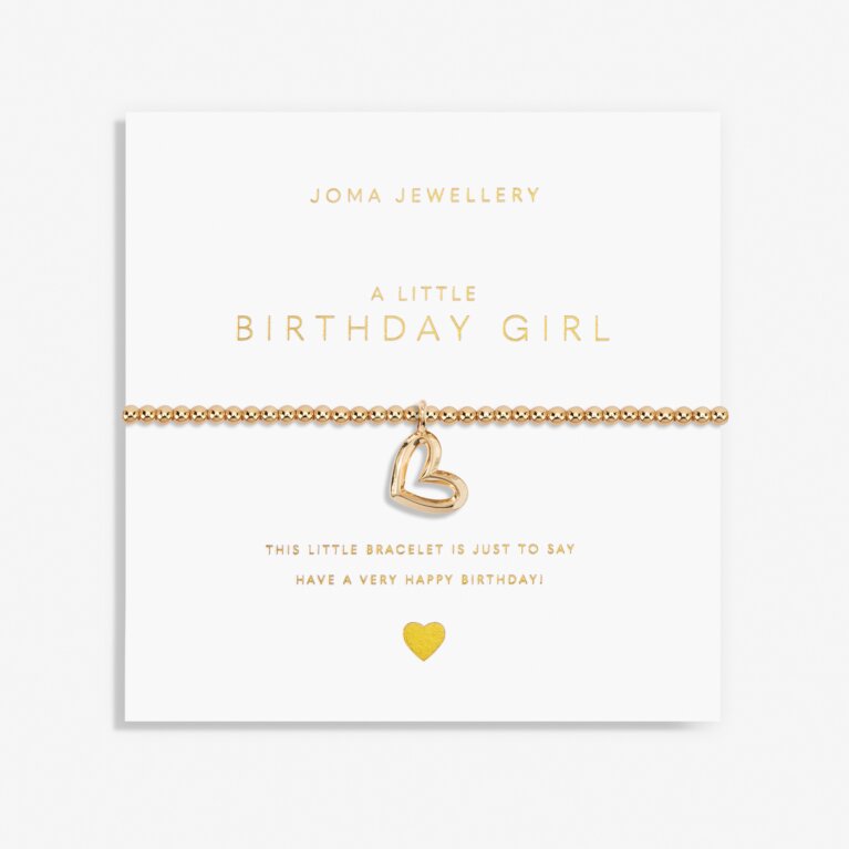 Gold A Little 'Birthday Girl' Bracelet