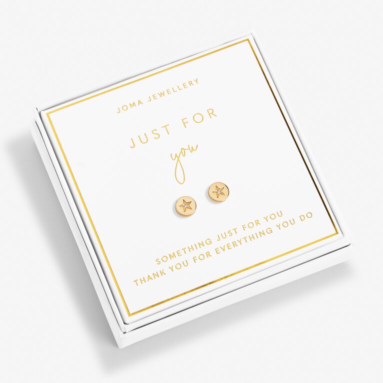 Beautifully Boxed 'Just For You' Earrings