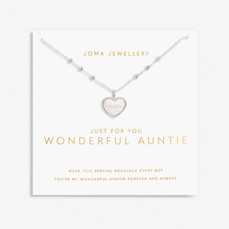 My Moments 'Just For You Wonderful Auntie' Necklace