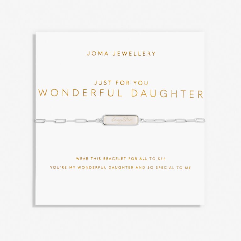 My Moments 'Just For You Wonderful Daughter' Bracelet