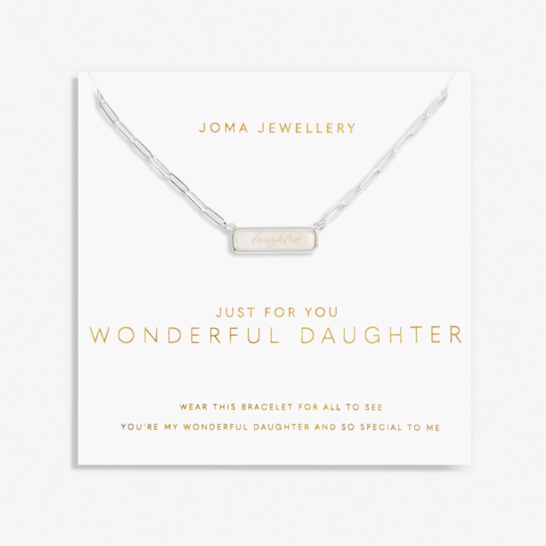 My Moments 'Just For You Wonderful Daughter' Necklace