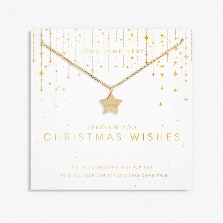 My Moments Christmas 'Sending You Christmas Wishes' Necklace