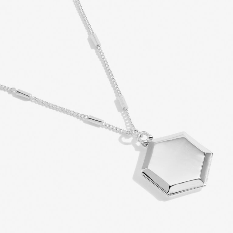 My Moments Lockets 'Choose To Shine' Silver Necklace