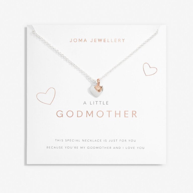 A Little 'Godmother' Necklace In Silver Plating And Rose Gold Plating