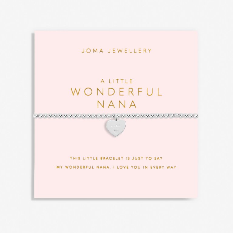  A Little 'Wonderful Nana' Bracelet In Silver Plating
