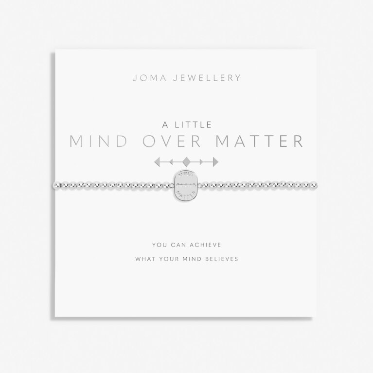 A Little 'Mind Over Matter' Bracelet In Silver Plating