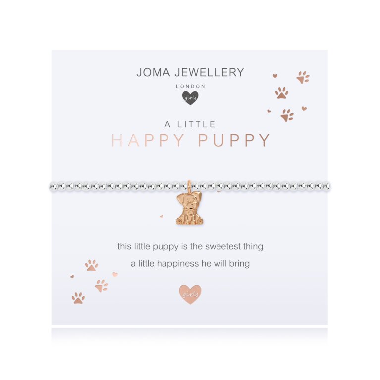 Children's A Little 'Happy Puppy' Bracelet
