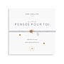 A Little Pensee Pour Toi French Bracelet