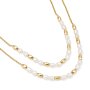 Riviera Rice Pearl Layer Necklace