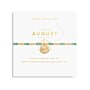A Little Birthstone 'August' Gold Bracelet 