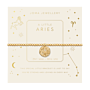 Star Sign A Little 'Aries' Bracelet In Gold Plating