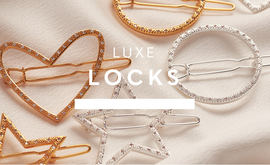 Luxe locks. Hair clips collection.