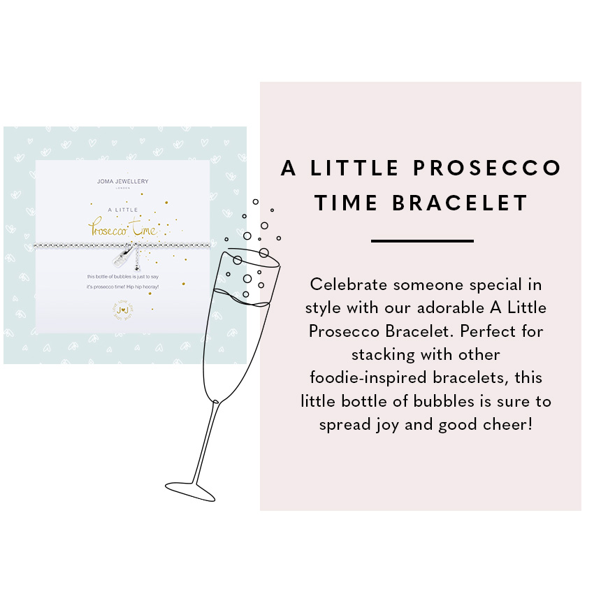 A Little Prosecco Time Bracelet