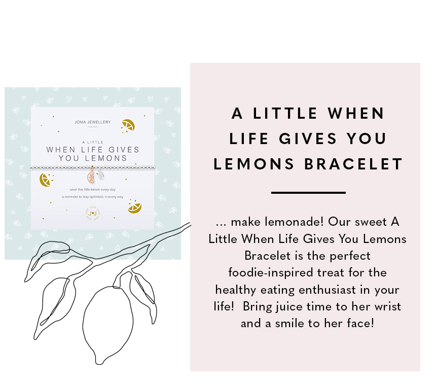 A Little When Life Gives You Lemons Bracelet